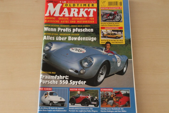 Deckblatt Oldtimer Markt (08/2004)